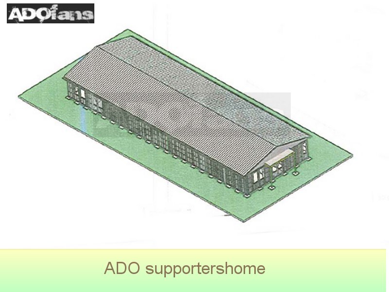 zo gaat het ADO supportershome er mogelijk uit zien