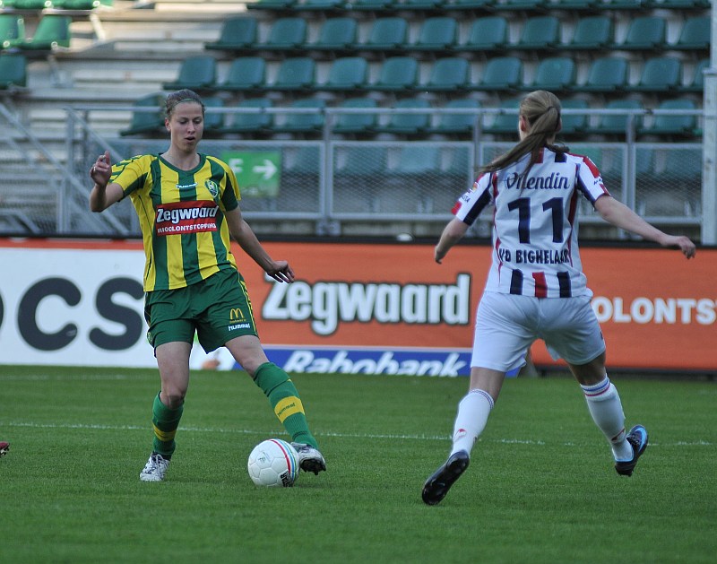 Damesvoetbal: ADO Den Haag sluit het seizoen af met winst