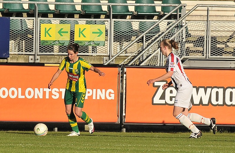 Damesvoetbal: ADO Den Haag sluit het seizoen af met winst