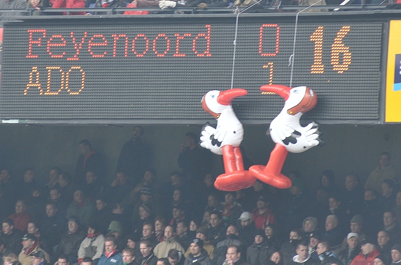 Hard werkend ADO neemt punt mee uit de Kuip