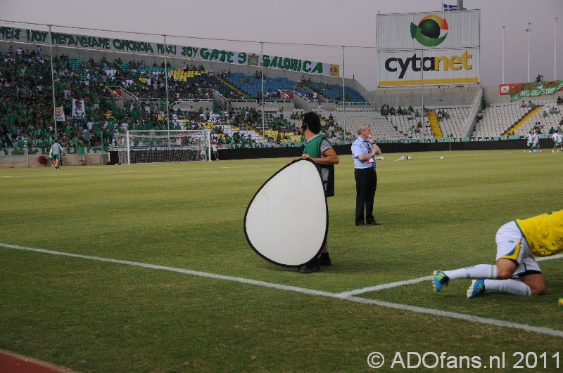 Omonia Nicosia -ADO Den Haag  Europa league 2011-07-28