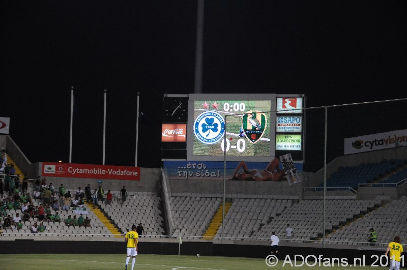 Omonia Nicosia -ADO Den Haag  Europa league 2011-07-28