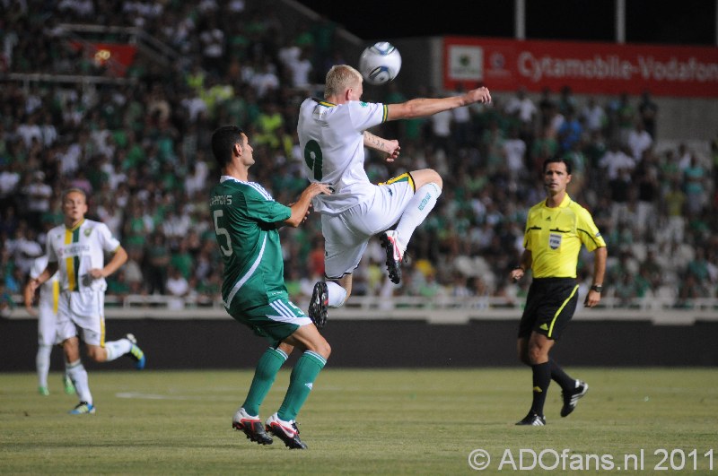 Omonia Nicosia -ADO Den Haag  Europa league 2011-07-28