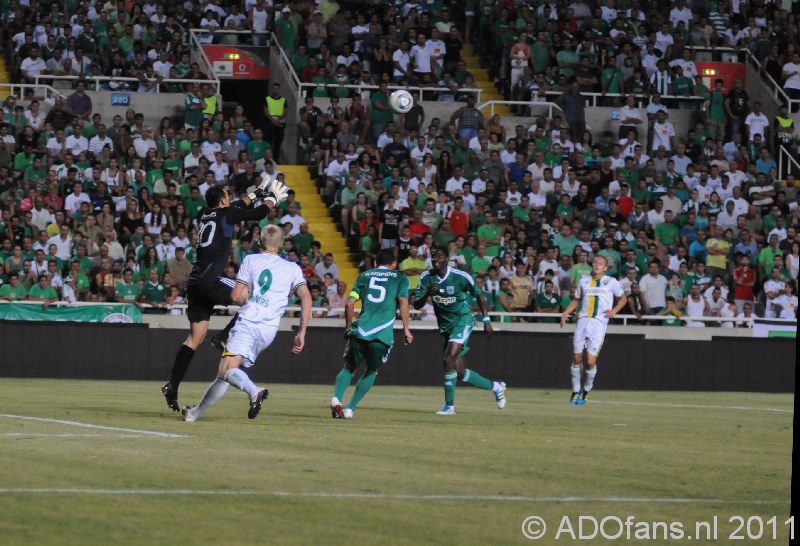 Omonia Nicosia -ADO Den Haag  Europa league 2011-07-28