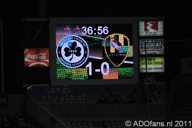 Omonia Nicosia -ADO Den Haag  Europa league 2011-07-28