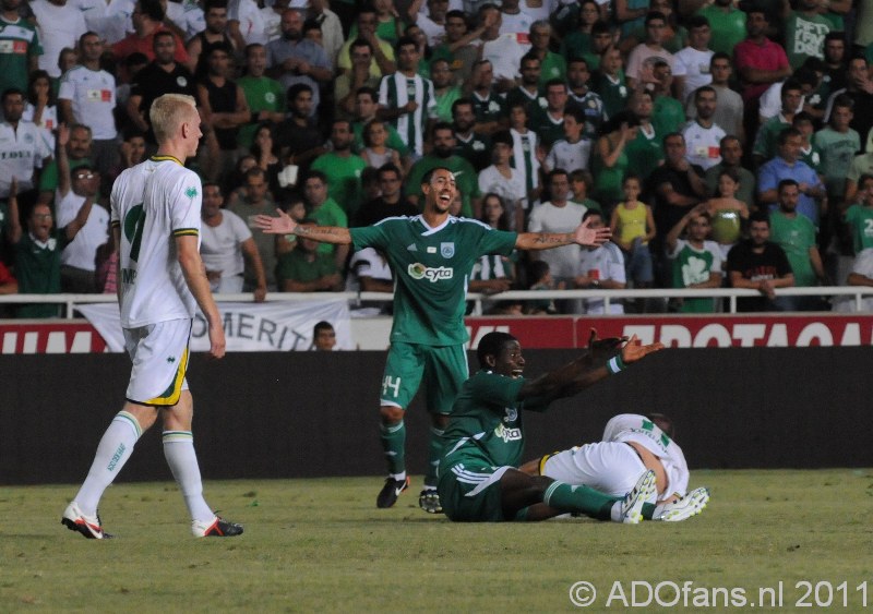 Omonia Nicosia -ADO Den Haag  Europa league 2011-07-28