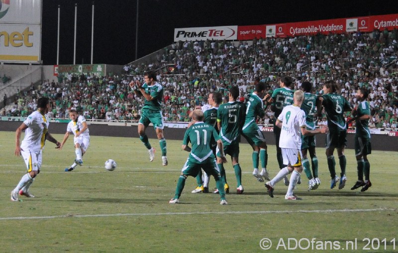 Omonia Nicosia -ADO Den Haag  Europa league 2011-07-28