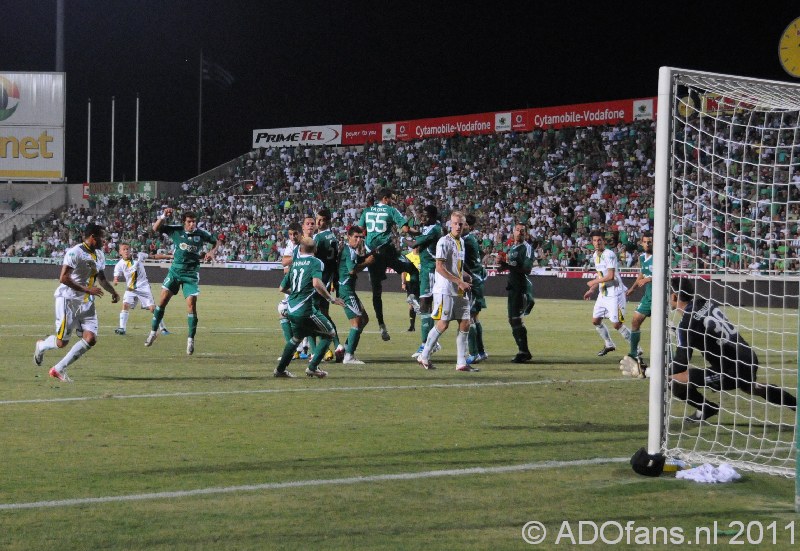 Omonia Nicosia -ADO Den Haag  Europa league 2011-07-28