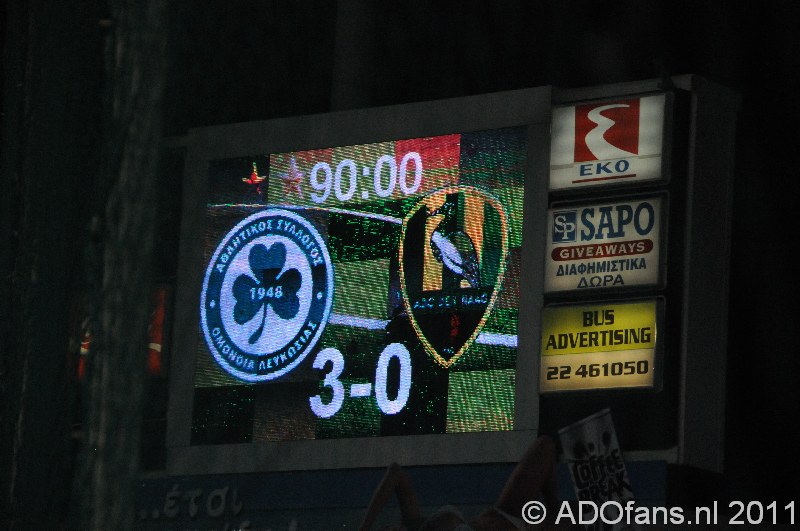 Omonia Nicosia -ADO Den Haag  Europa league 2011-07-28