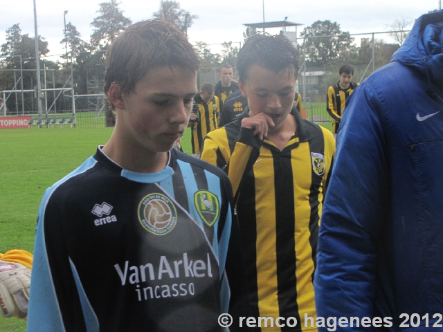 ADO Den Haag  B2 tegen Vitesse AGOVV 13-10-2012 