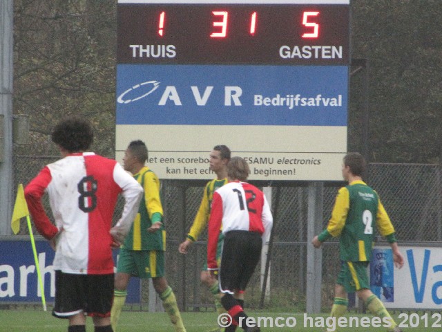  ADO B2 tegen Feyenoord b2