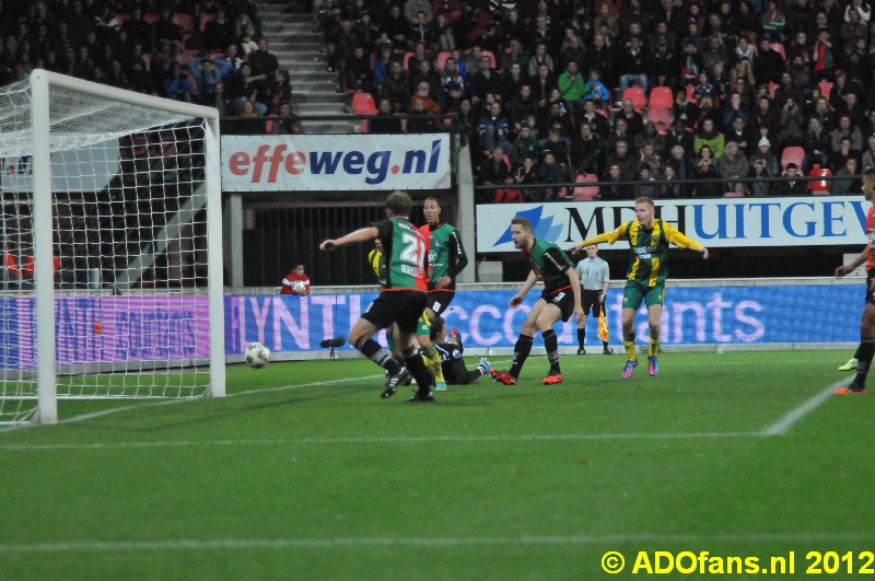 Nec nijmegen ADO Den Haag eindstand 1-1 