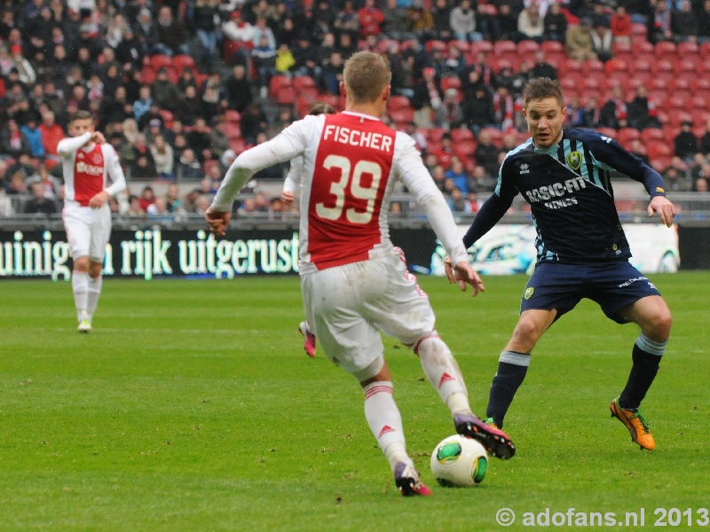 Foto's  en verslag Ajax - ADO Den Haag  24-02-2013