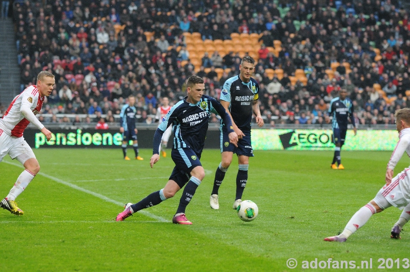 Foto's  en verslag Ajax - ADO Den Haag  24-02-2013