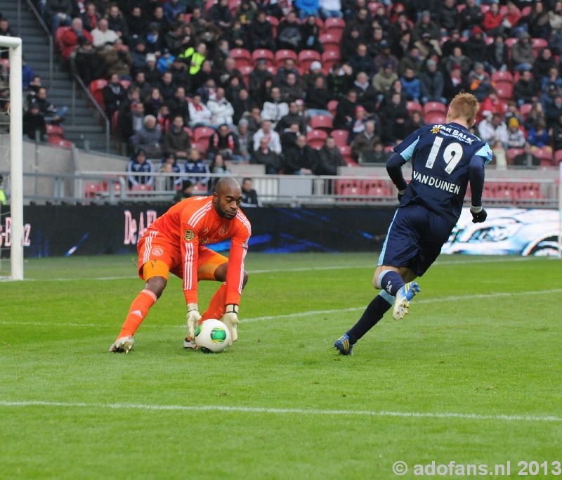 Foto's  en verslag Ajax - ADO Den Haag  24-02-2013