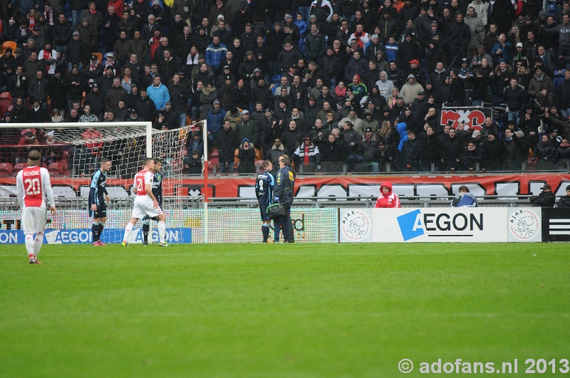 Foto's  en verslag Ajax - ADO Den Haag  24-02-2013