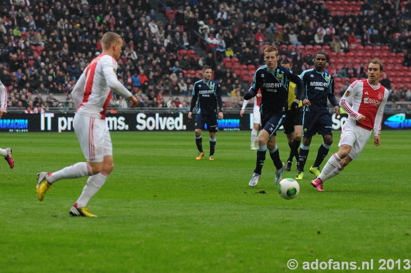 Ajax ADO Den Haag 24  februari 2013