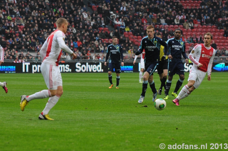 Ajax ADO Den Haag 24  februari 2013