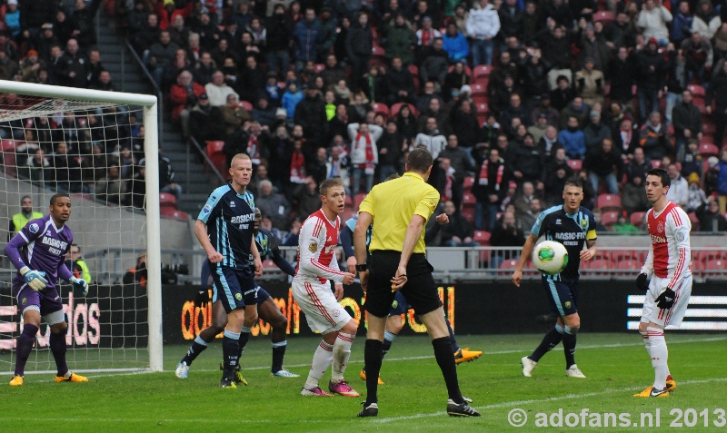 Ajax ADO Den Haag 24  februari 2013