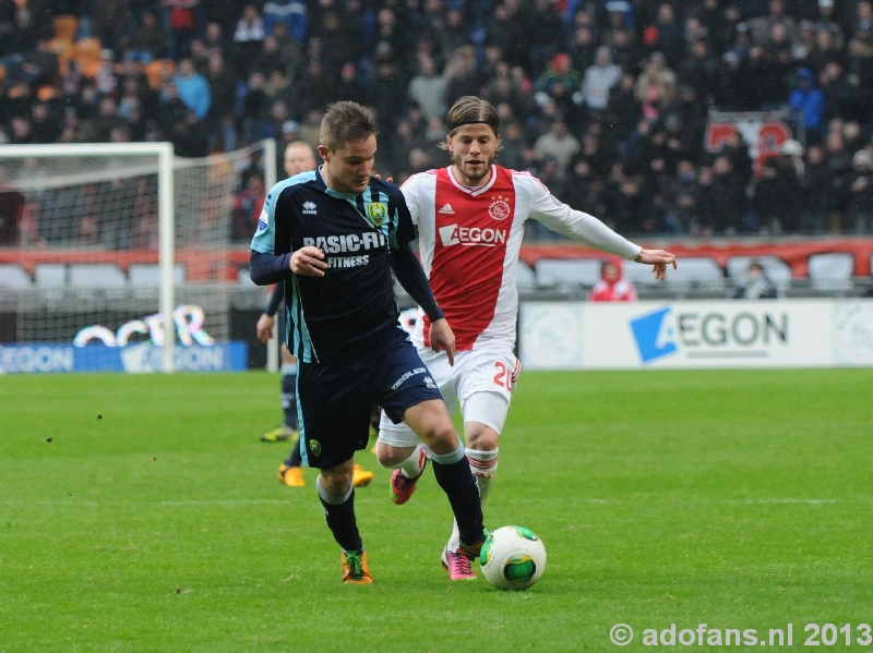 Ajax ADO Den Haag 24  februari 2013