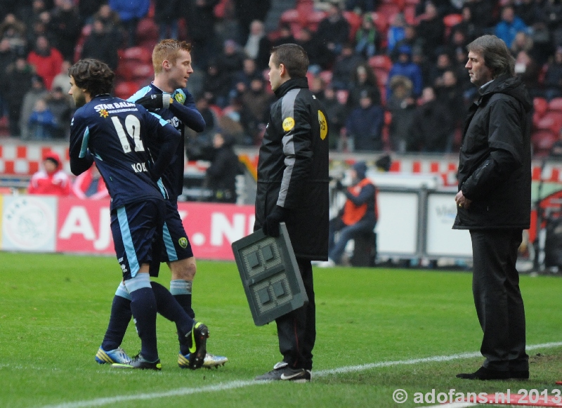 Ajax ADO Den Haag 24  februari 2013