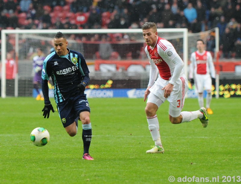 Ajax ADO Den Haag 24  februari 2013