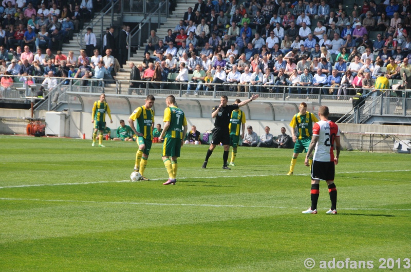 foto's ADO Den Haag -Feyenoord uitslag 2-0