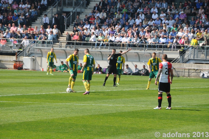 foto's ADO Den Haag -Feyenoord uitslag 2-0