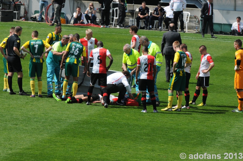 foto's ADO Den Haag -Feyenoord uitslag 2-0