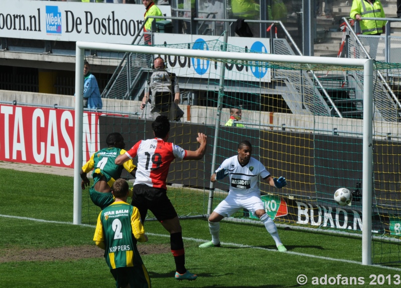 foto's ADO Den Haag -Feyenoord uitslag 2-0