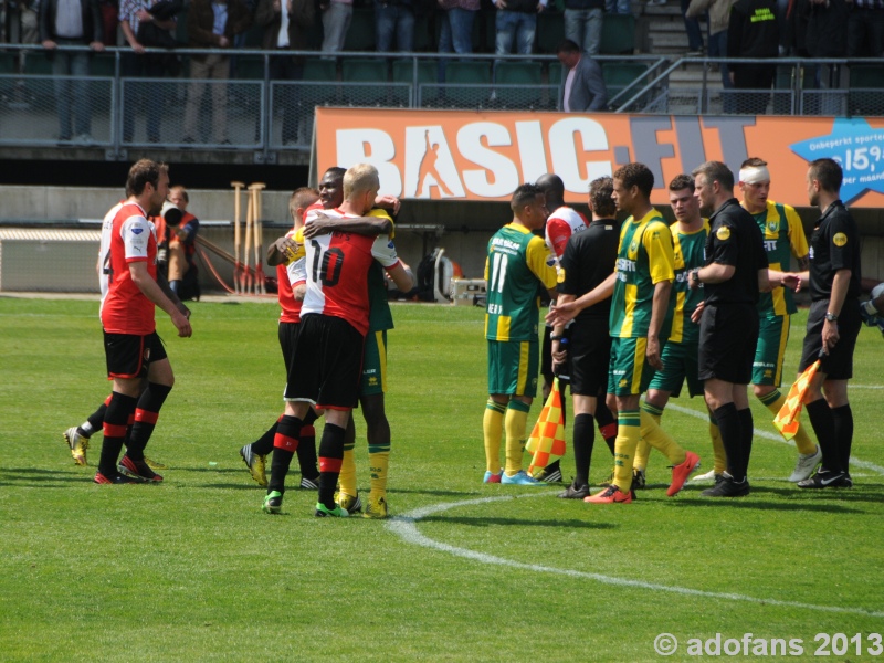 foto's ADO Den Haag -Feyenoord uitslag 2-0