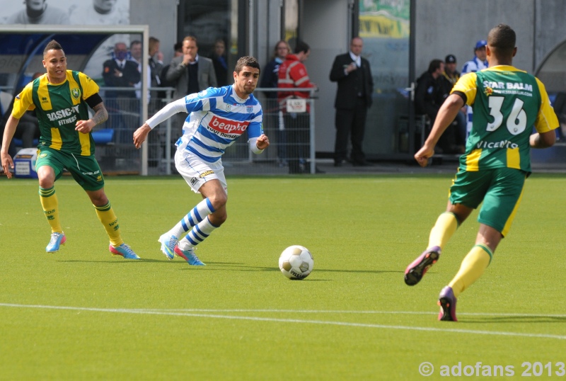 wedstrijd foto  PEC Zwolle- ADO Den Haag 12 mei 2013