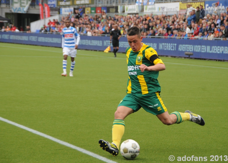 wedstrijd foto  PEC Zwolle- ADO Den Haag 12 mei 2013