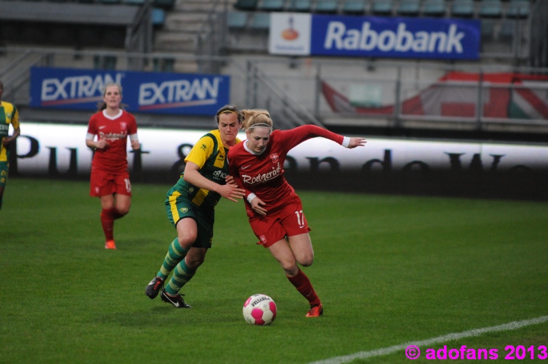 Vrouwenvoetbal: verslag en foto`s ADO Den Haag - FC Twente