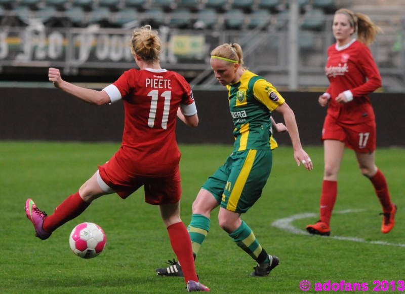 Vrouwenvoetbal: verslag en foto`s ADO Den Haag - FC Twente