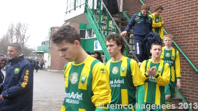 16 februari 2013 ADO Den haag B1 - FC Groningen B1 eindstand 2-3