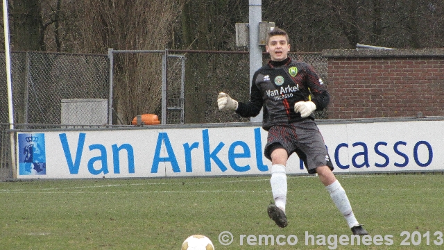 16 februari 2013 ADO Den haag B1 - FC Groningen B1 eindstand 2-3