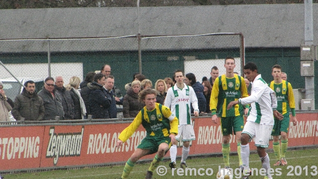 16 februari 2013 ADO Den haag B1 - FC Groningen B1 eindstand 2-3