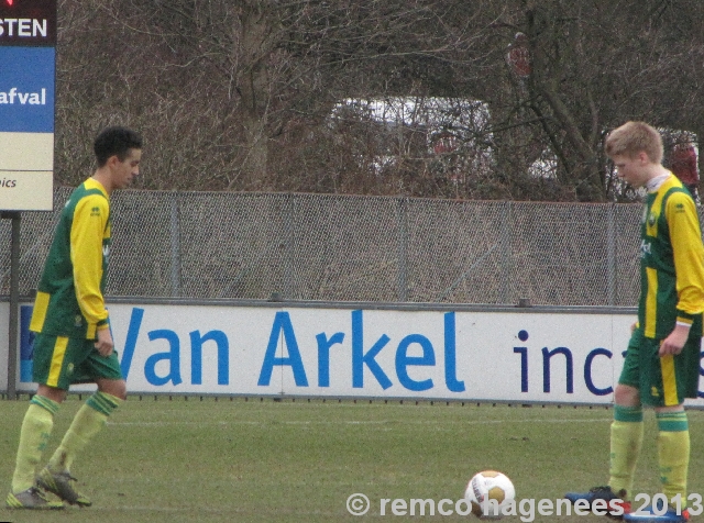 16 februari 2013 ADO Den haag B1 - FC Groningen B1 eindstand 2-3