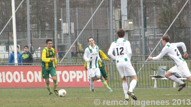 16 februari 2013 ADO Den haag B1 - FC Groningen B1 eindstand 2-3