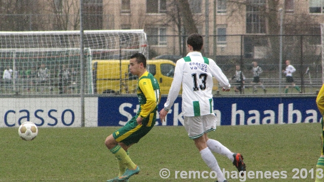 16 februari 2013 ADO Den haag B1 - FC Groningen B1 eindstand 2-3