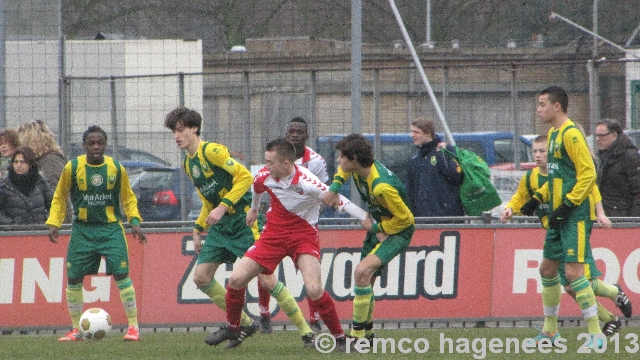 ADO Den Haag C1 tegen FC Utrecht C1 eindstand 4-3