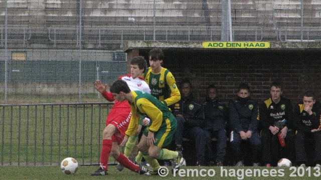 ADO Den Haag C1 tegen FC Utrecht C1 eindstand 4-3