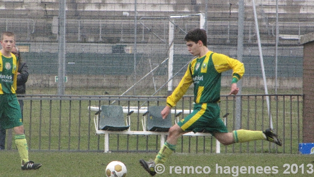 ADO Den Haag C1 tegen FC Utrecht C1 eindstand 4-3