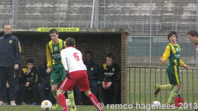 ADO Den Haag C1 tegen FC Utrecht C1 eindstand 4-3