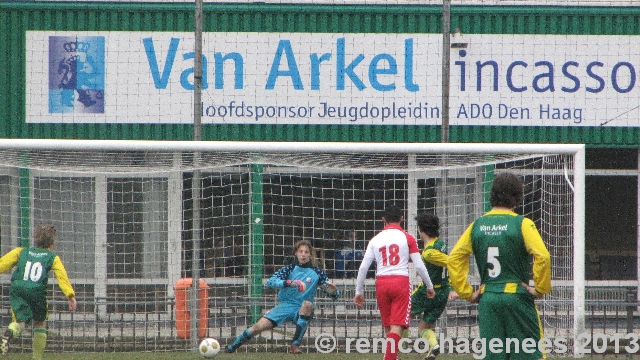 ADO Den Haag C1 tegen FC Utrecht C1 eindstand 4-3