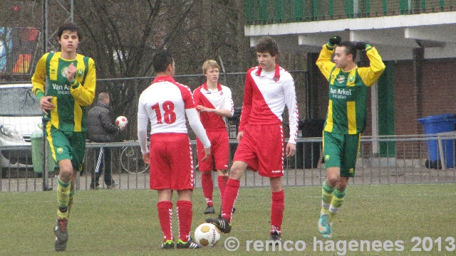 ADO Den Haag C1 tegen FC Utrecht C1 eindstand 4-3