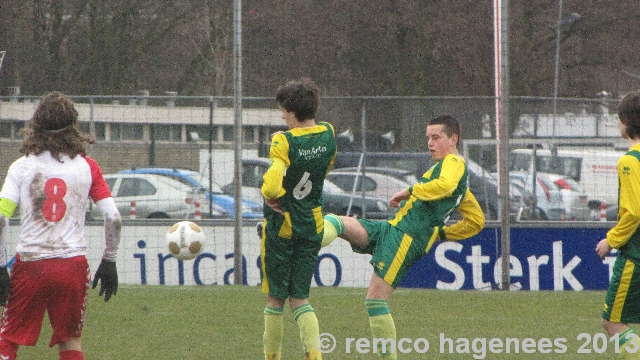 ADO Den Haag C1 tegen FC Utrecht C1 eindstand 4-3