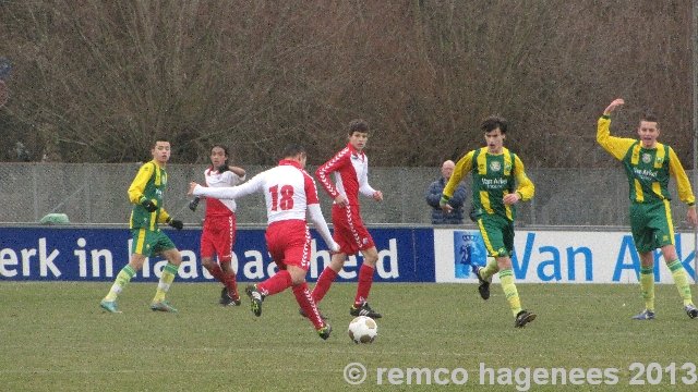 ADO Den Haag C1 tegen FC Utrecht C1 eindstand 4-3