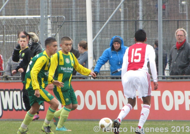 fotoverslag ADO Den Haag B2 Ajax B2 eindstand 4-1